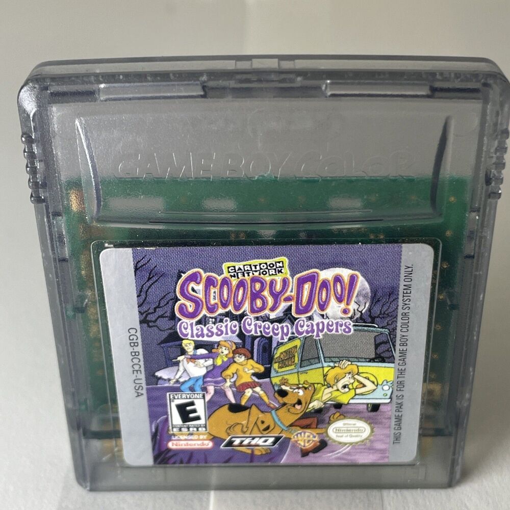 Scooby-Doo Classic Creep Capers (Nintendo Game Boy Color, 1998)